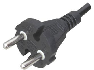 Germany VDE Power Cord|VDE 2 pins power cord|power cord|euro